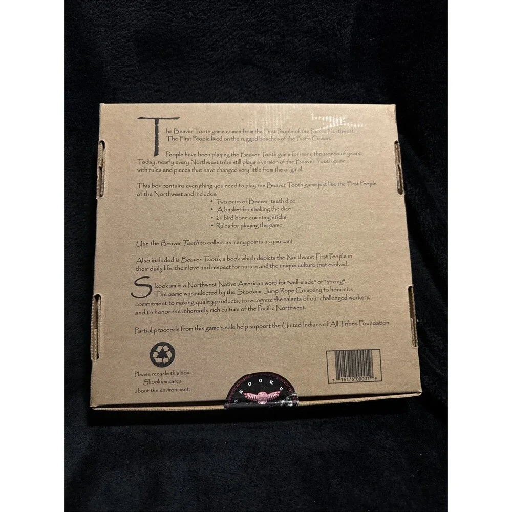 Vintage 90s The First People Series Beaver Tooth Game